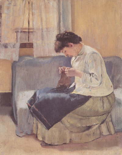 Näherin von Ferdinand Hodler